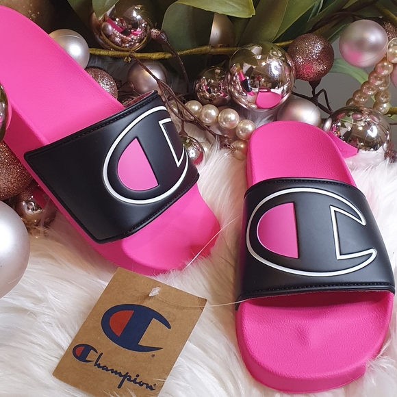 Champion Big Girls/Womens Slides - Picture 1 of 10